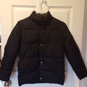 Boys Black  Gap kids puffer jacket with hood
